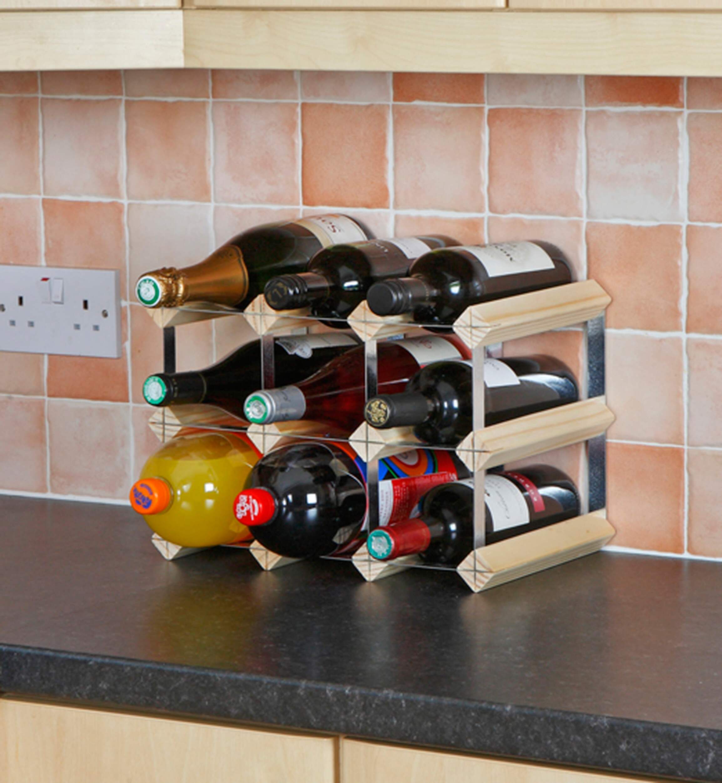 Bottle Store 9Bottle Wine Rack Canadian Tire