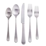PADERNO Richmond Satin Stainless Steel Flatware Set, Serves 4, 20-pc Overhead_Flat