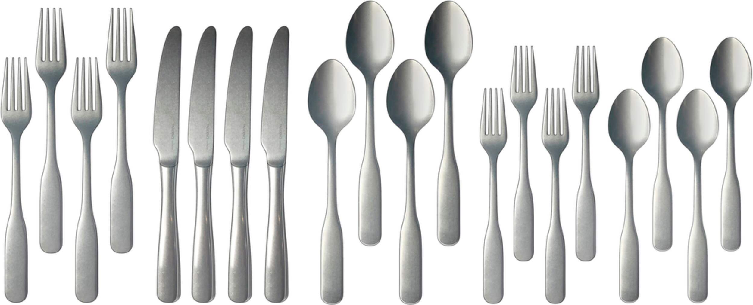 PADERNO Mackenzie Antique Flatware Set, 20-pc Front_Flat