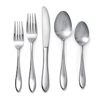 MASTER Chef Point Stainless Steel Flatware Set, Serves 4, 20-pc Overhead_Flat