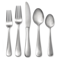 CANVAS Avery Stainless Steel Flatware Set, 54-pc, Serves 10 Overhead_Flat
