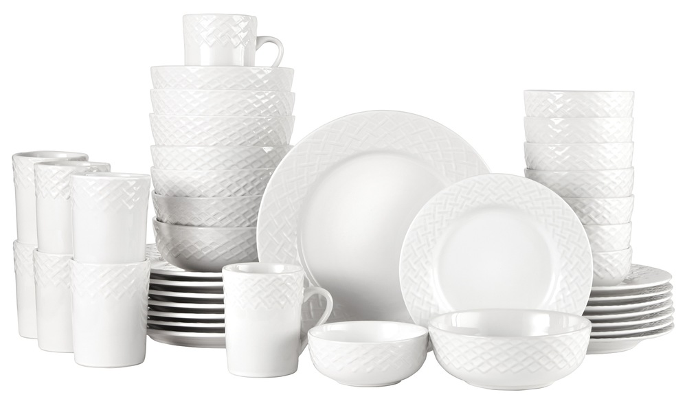 CANVAS Lattice Dinnerware Set, 40pc Canadian Tire