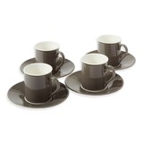 CANVAS Easton Espresso Mug Set with Saucer , 4-pc Front_Elevated