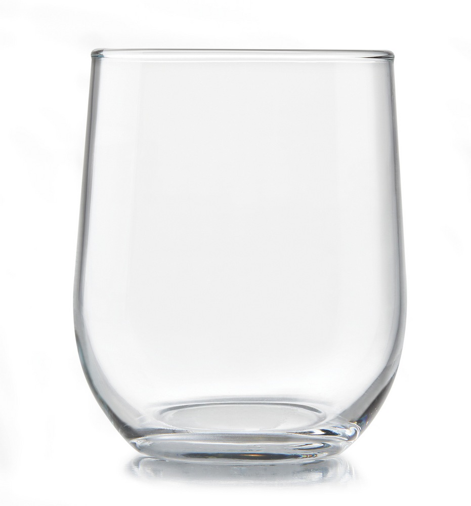 Libbey 12pc Stemless Red & White Wine Glasses, Dishwasher Safe, 17oz