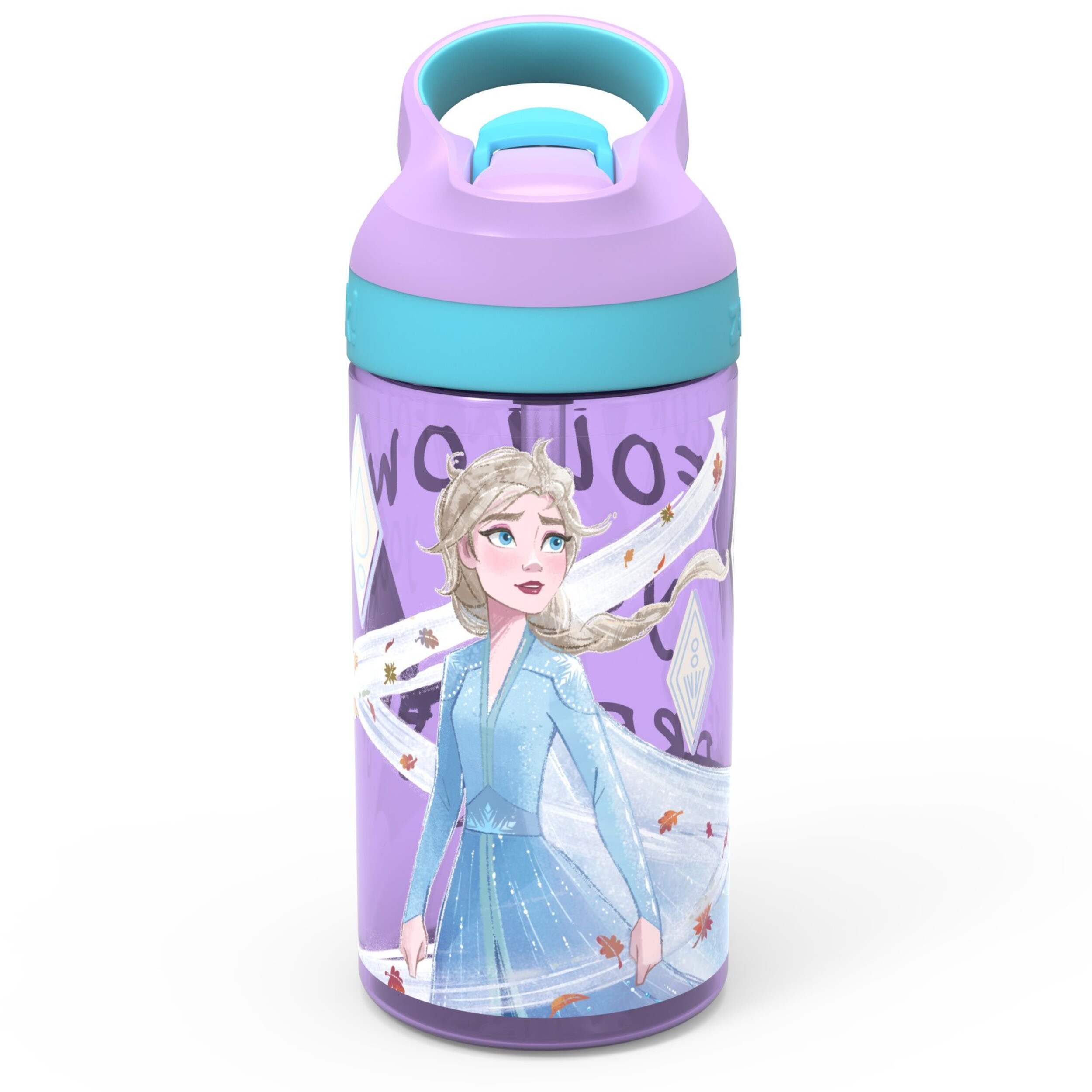 Disney Frozen 2 Plastic Water Bottle, BPA Free, 16-oz Front_Elevated