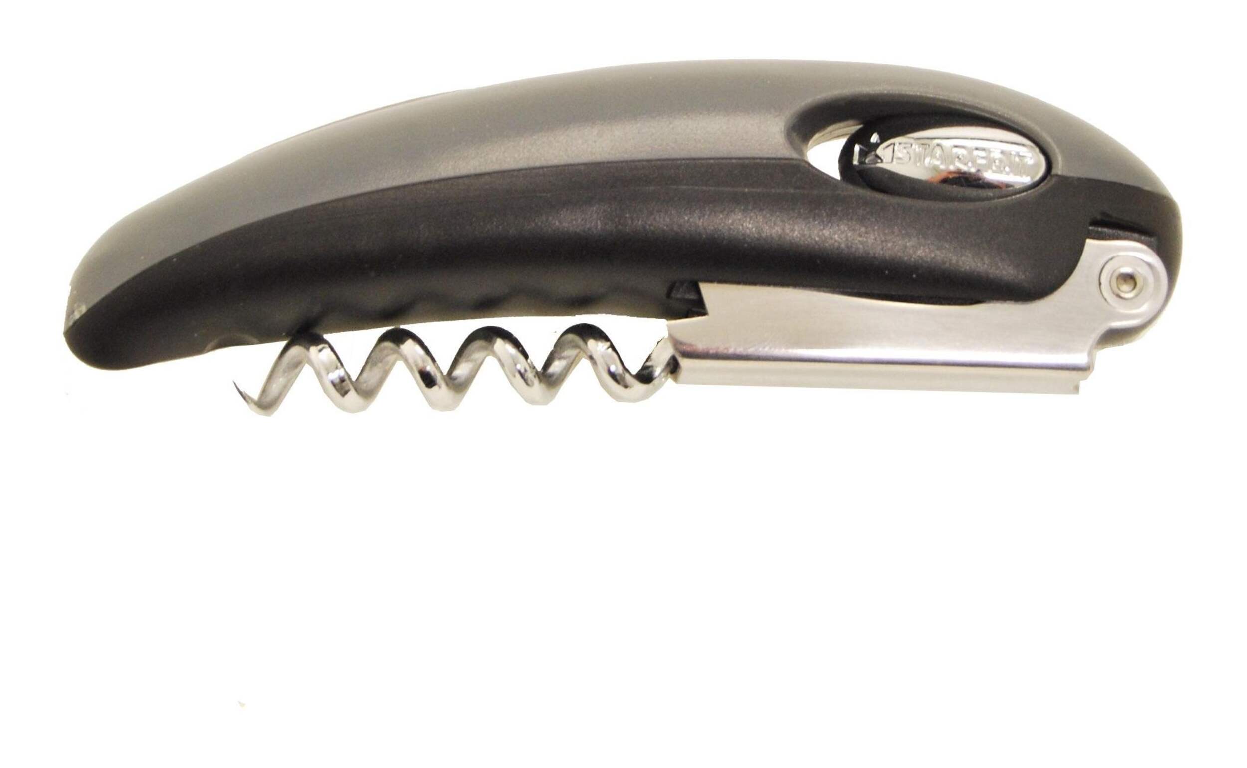 Starfrit Stainless Steel Waiter's Folding Manual Corkscrew, Includes Foil Cutter Side_Right