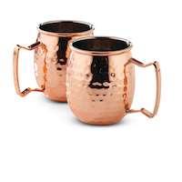 CANVAS Copper-Plated Stainless Steel Mug Set, 15-oz, 2-pc Composite_or_Mixed