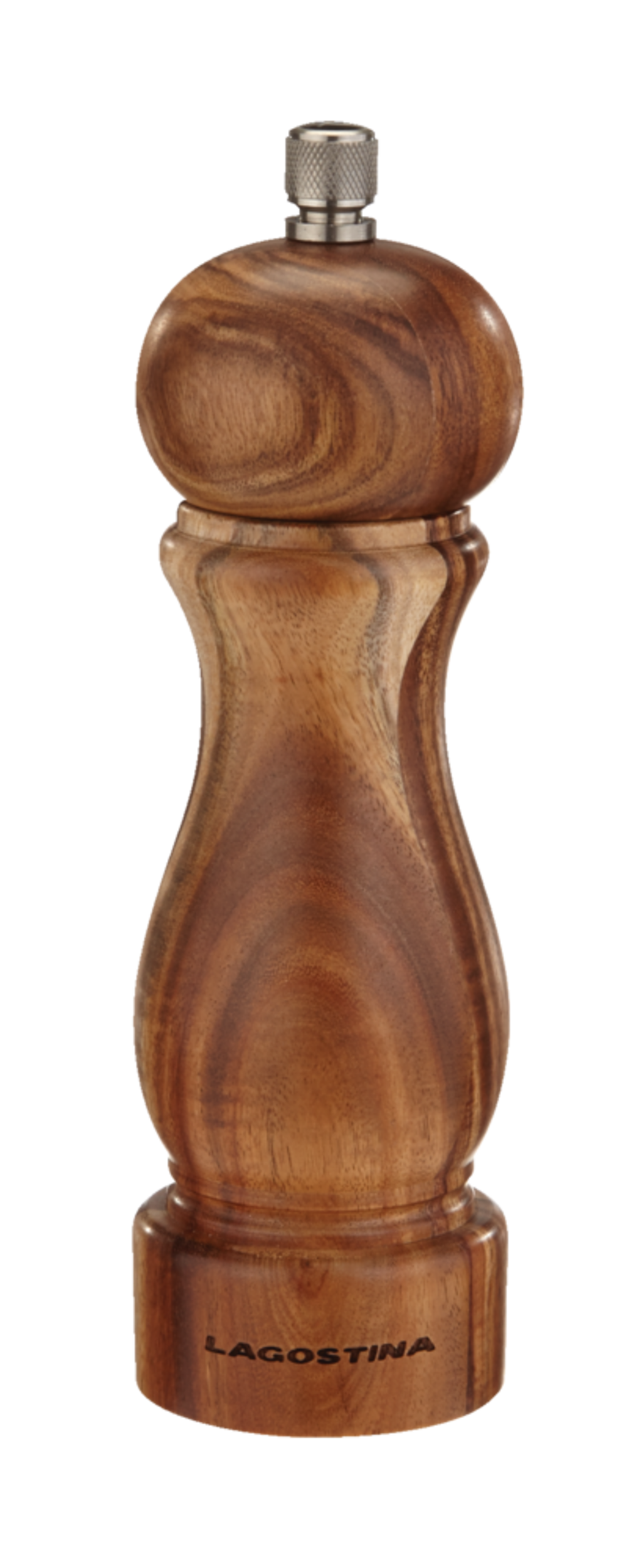 Lagostina Stainless Steel & Wood Pepper Grinder Mill, Assorted Sizes