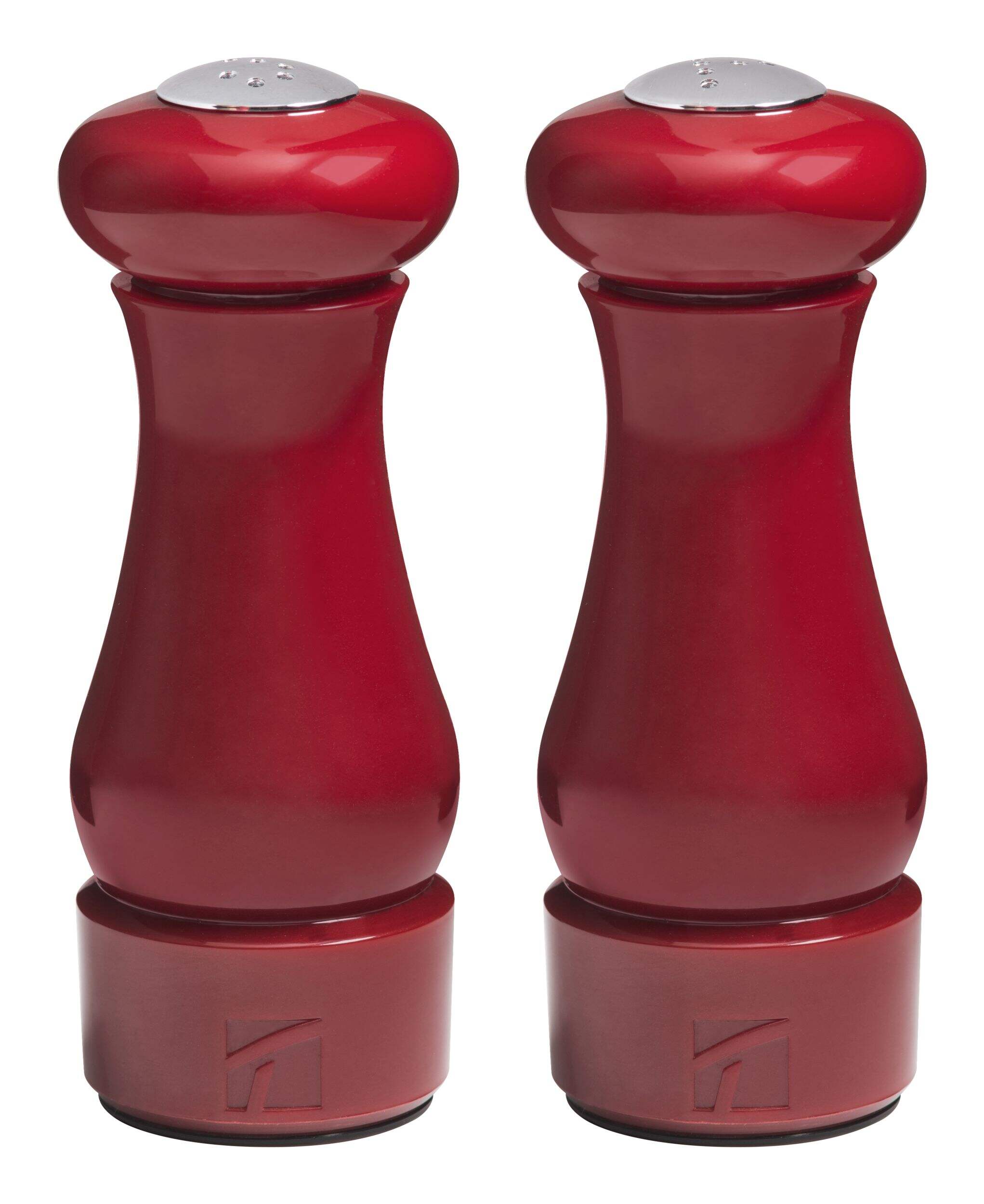 Trudeau Salt & Pepper Shaker Set, 4.5in, 2pc, Red Canadian Tire