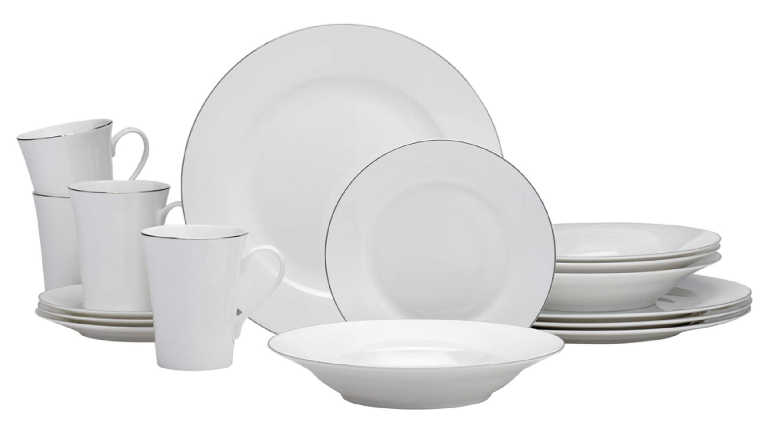 CANVAS Kate Bone China Dinnerware Set, 16pc Canadian Tire