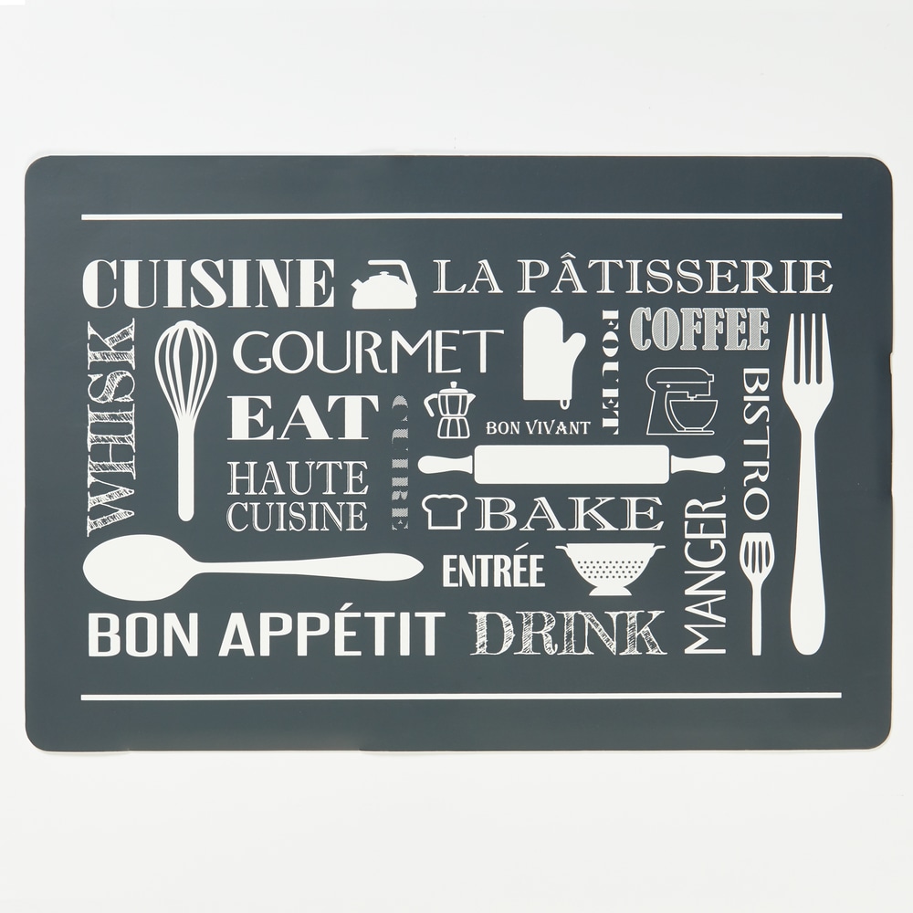 CANVAS Fermont Rectangle Vinyl Placemats, 13in x 19in, 4pk