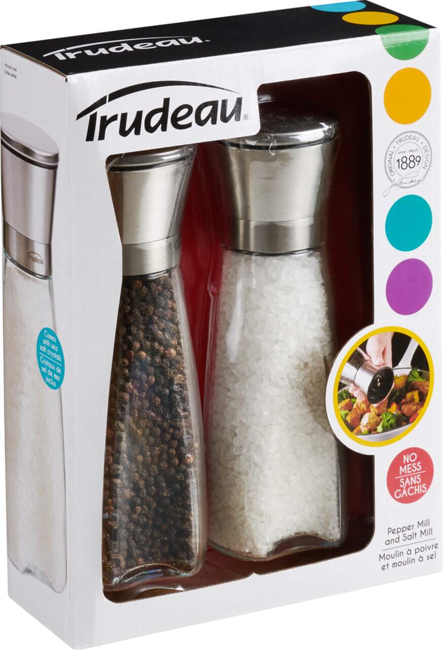 Mini Salt and Pepper Grinders - Set of 2 by Trudeau – Kooi Housewares