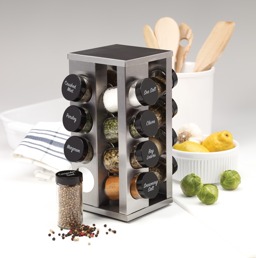 Kamenstein Tower Spice Rack, PreFilled, 16Jar Canadian Tire