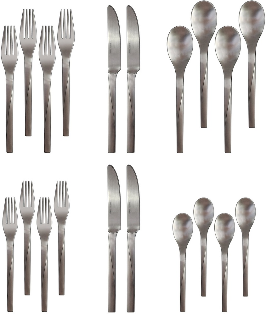 CANVAS Wilmont 20pc Stainless Steel Flatware Set, Serves 4 Canadian Tire