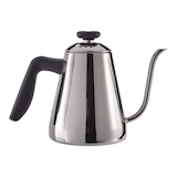PADERNO Stainless Steel Gooseneck Pour Over Stovetop Kettle, Induction Compatible Front_Flat