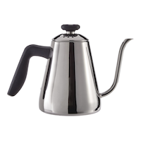 PADERNO Stainless Steel Gooseneck Pour Over Stovetop Kettle, Induction Compatible Front_Flat