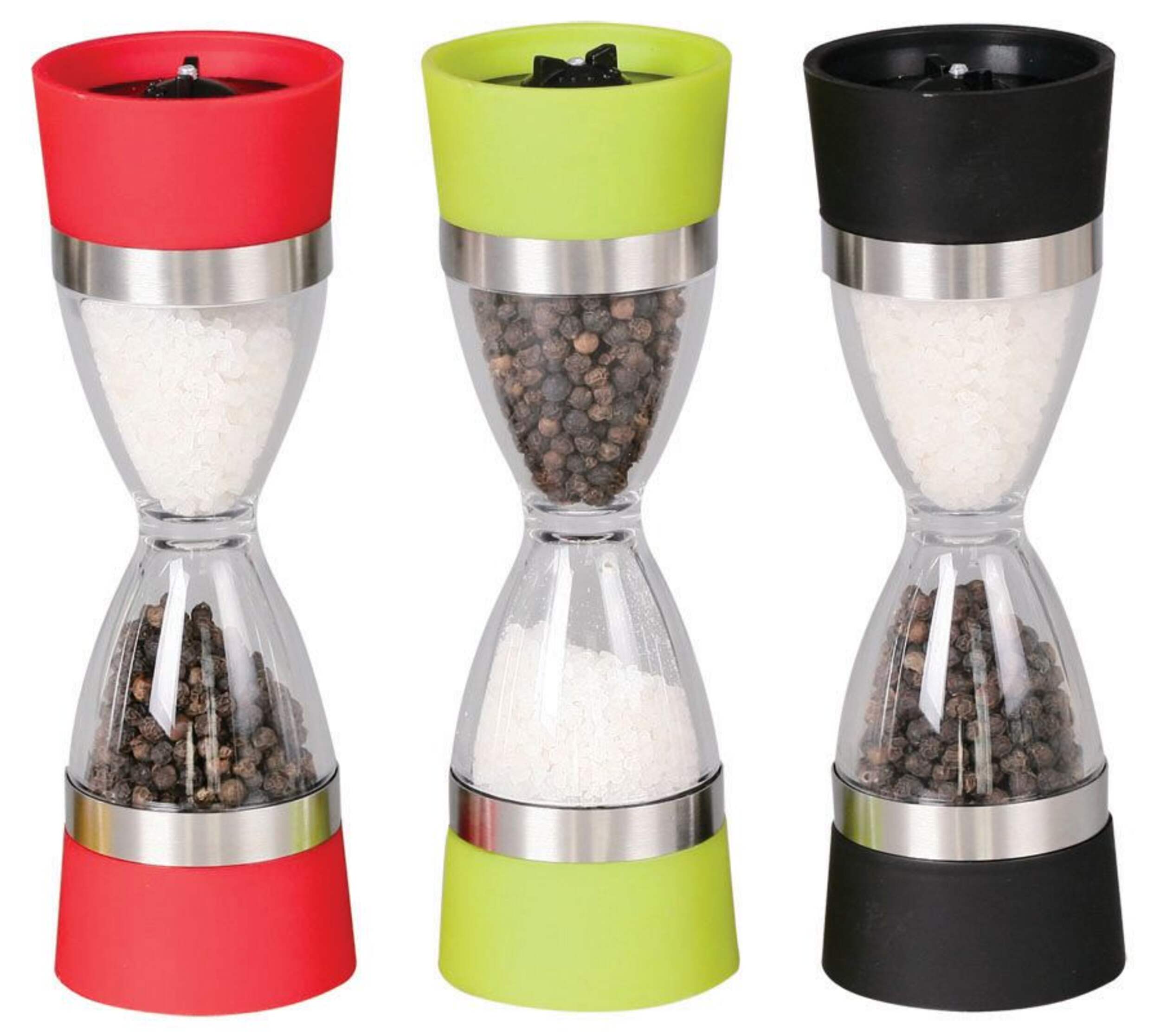 Orii Dual Sided Salt & Pepper Grinder Front_Flat