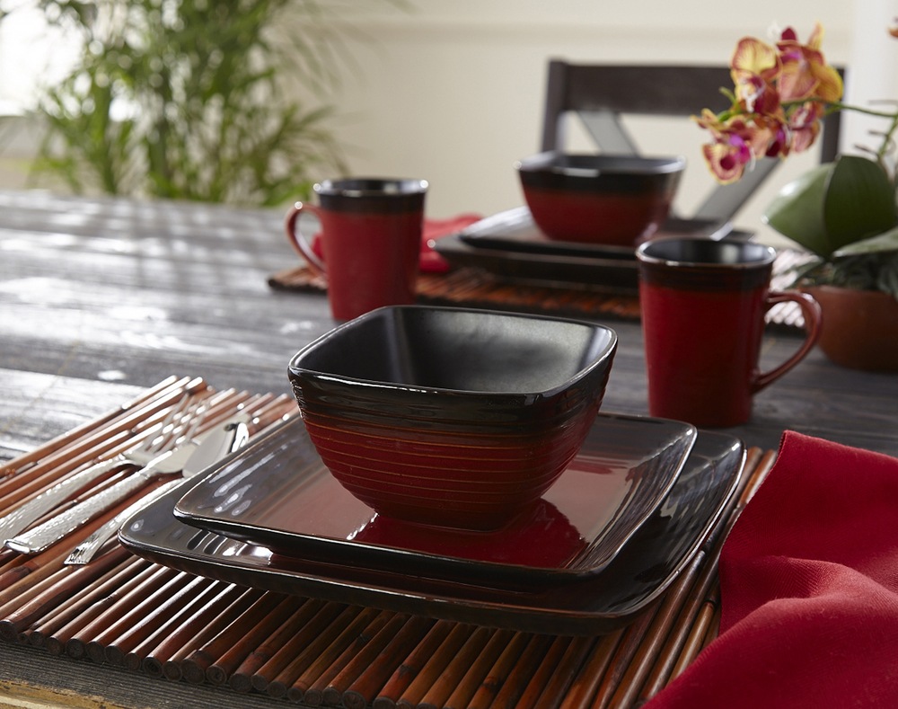 CANVAS Taza Dinnerware Set, 16pc Canadian Tire