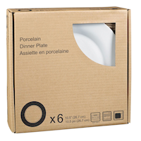 Porcelain Dinner Plates, 6-pk Front_Angled_Right