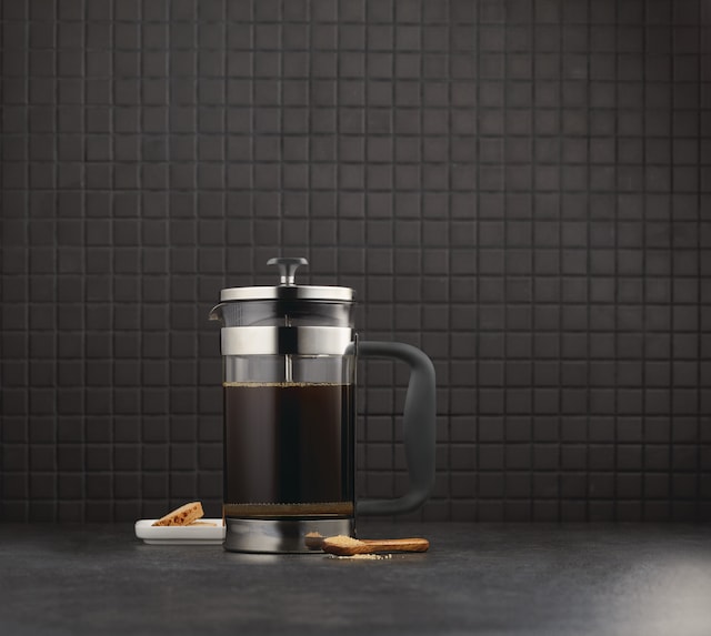 PADERNO 8 Cup Glass and Stainless Steel French Press Coffee Maker