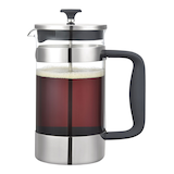 PADERNO 8 Cup Glass and Stainless Steel French Press Coffee Maker Front_Flat