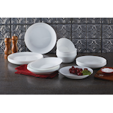 CANVAS Willowdale Opal Glass Side Plates, 6-pc Composite_or_Mixed