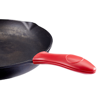 MASTER Chef Heat-Resistant Silicone Pot Holder, Red Front_Three_Fourths_Angled_Left