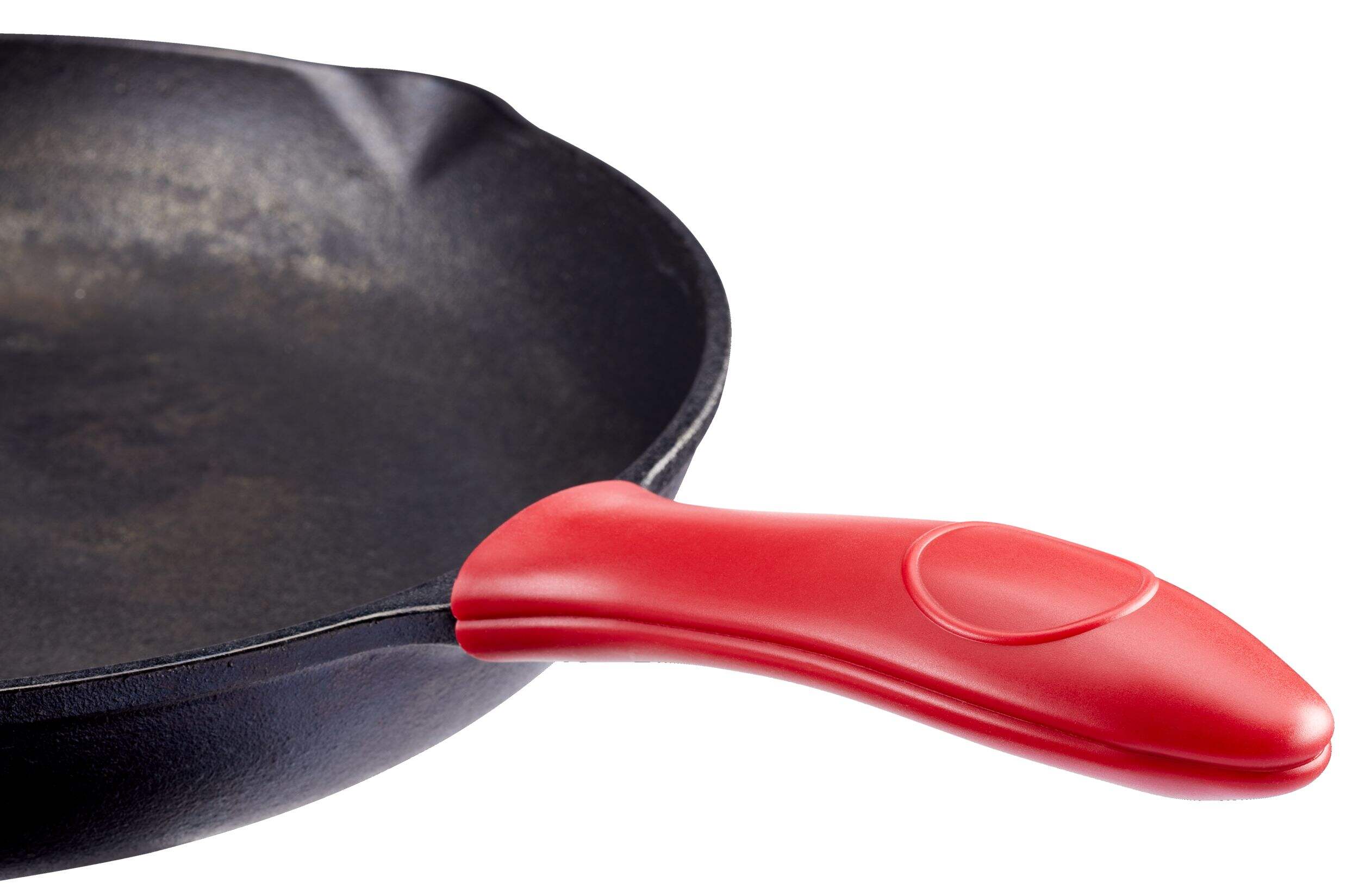 MASTER Chef Heat-Resistant Silicone Pot Holder, Red Front_Three_Fourths_Angled_Left