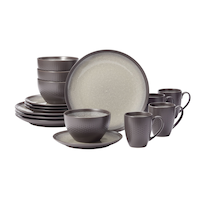 CANVAS Colborne Reactive Glaze Dinnerware Set, 16-pc