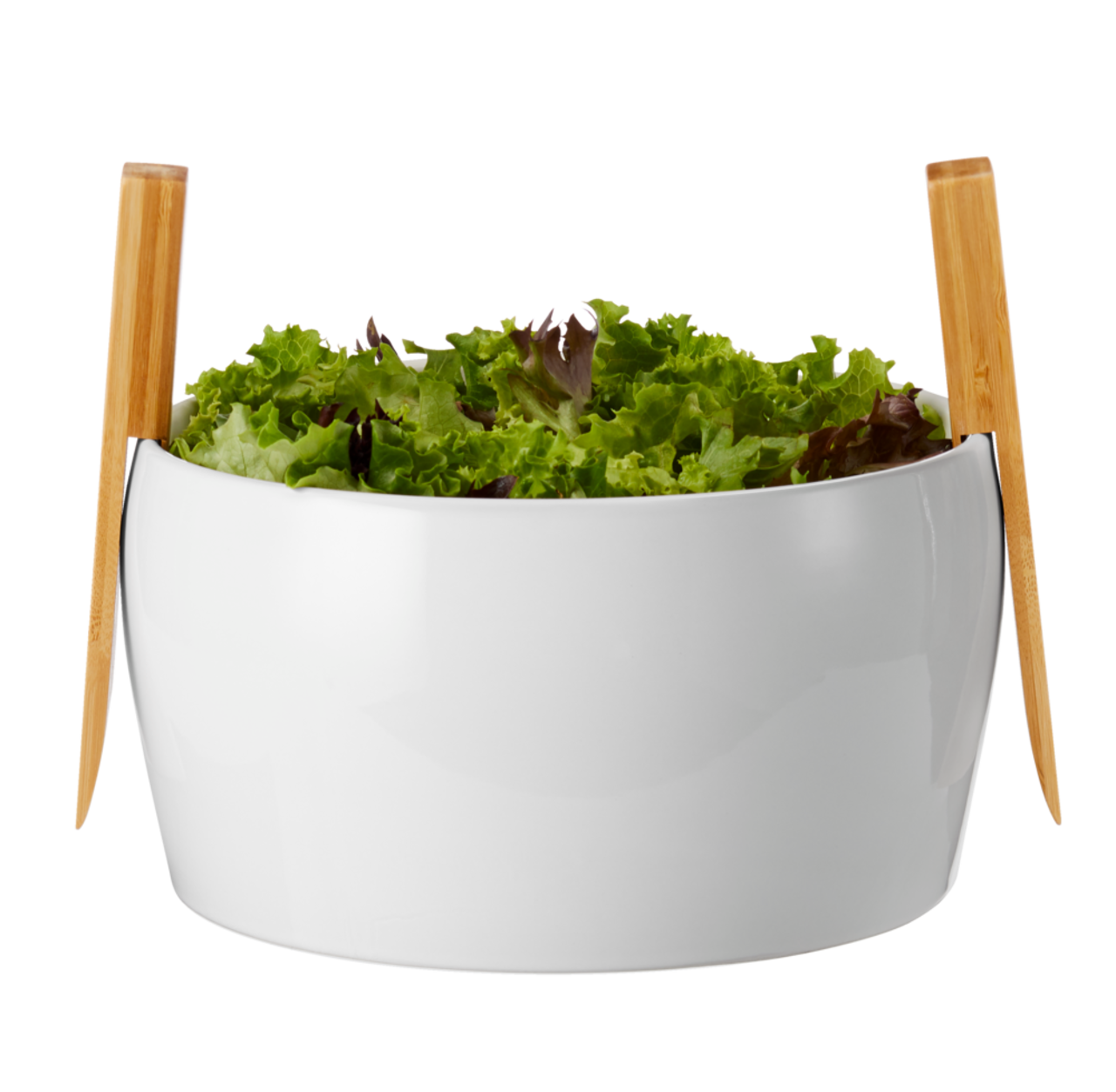 CANVAS Round Stoneware Reusable Serving Bowl, White, 11-in, for New Year's  Eve/Christmas/Graduation