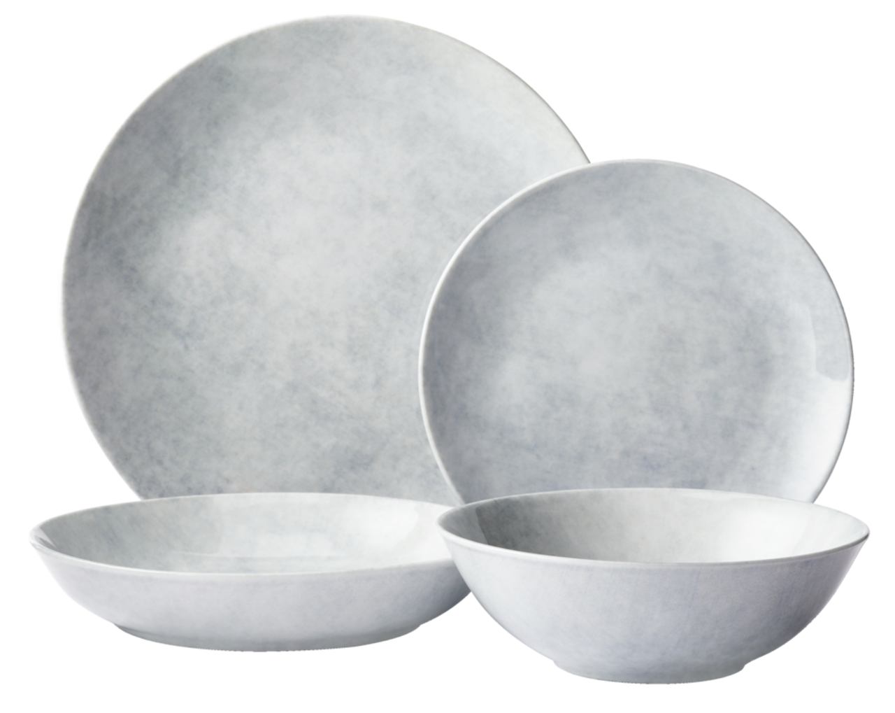 CANVAS Claremont 40pc Porcelain Dinnerware Set with Dinner Bowl