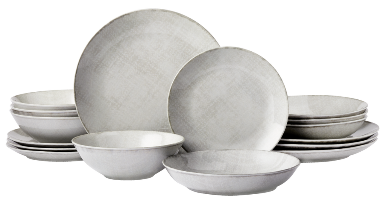 Over and Back 16 pc Casual Porcelain Dinnerware set (Service for 4) 828722  - The Home Depot