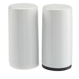 PADERNO Professional Salt & Pepper Shakers, Dishwasher-Safe, White Front_Elevated