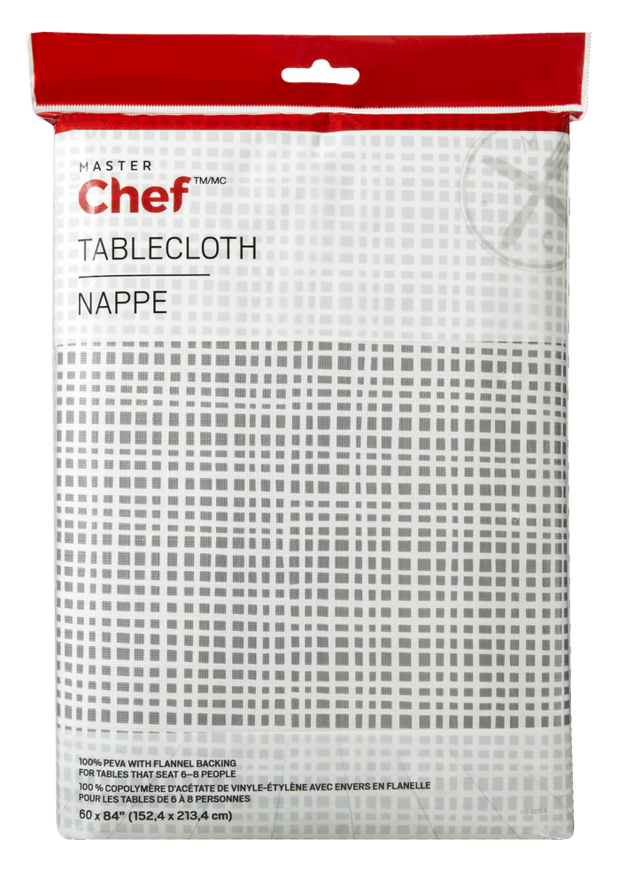 MASTER Chef PEVA Tablecloth, 60 x 84in Canadian Tire
