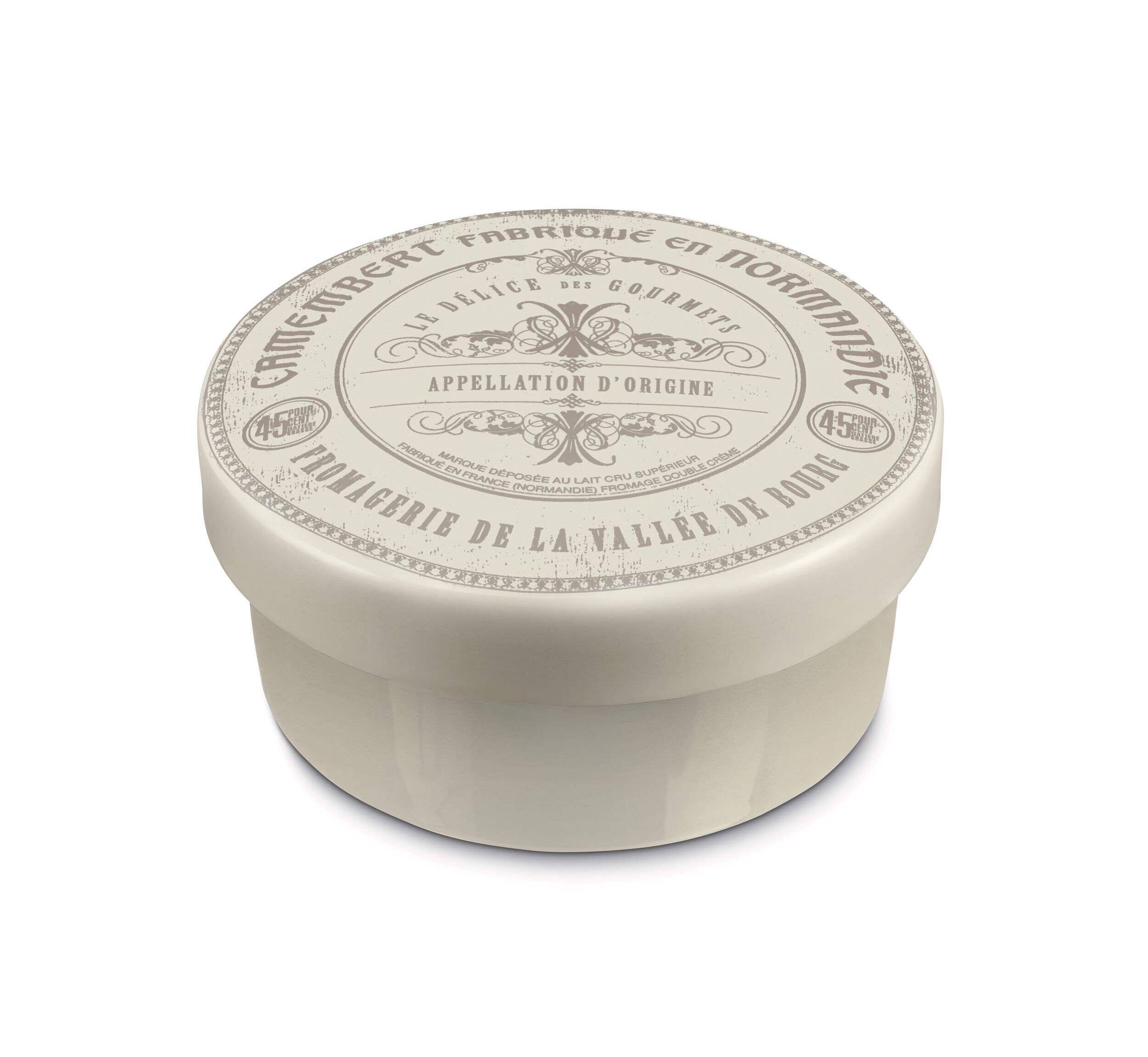 CANVAS Ceramic Brie Baker Front_Elevated