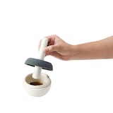 Chef'n Splashproof Mortar & Pestle, White Composite_or_Mixed