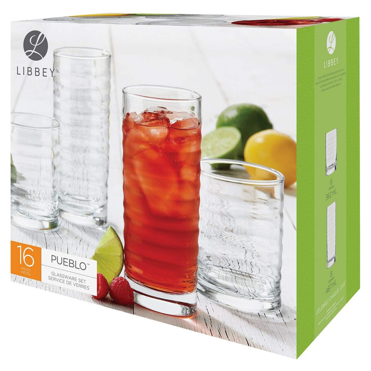 Libbey Pueblo 16-pc. Glass Set