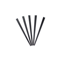 CANVAS Black Dishwasher Safe Chopsticks, Serves 5, 10-pc