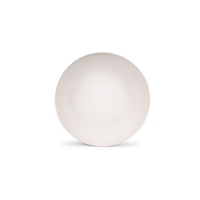 Bol de service écologique peu profond CANVAS en bambou et noix de coco, 13 po Front_Flat