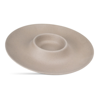 Bol de service écologique pour trempette CANVAS en bambou et noix de coco, 12 po Front_Angled_Right