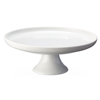 CANVAS Porcelain Multi-Functional Cake Stand, White, 11.75-in Front_Flat