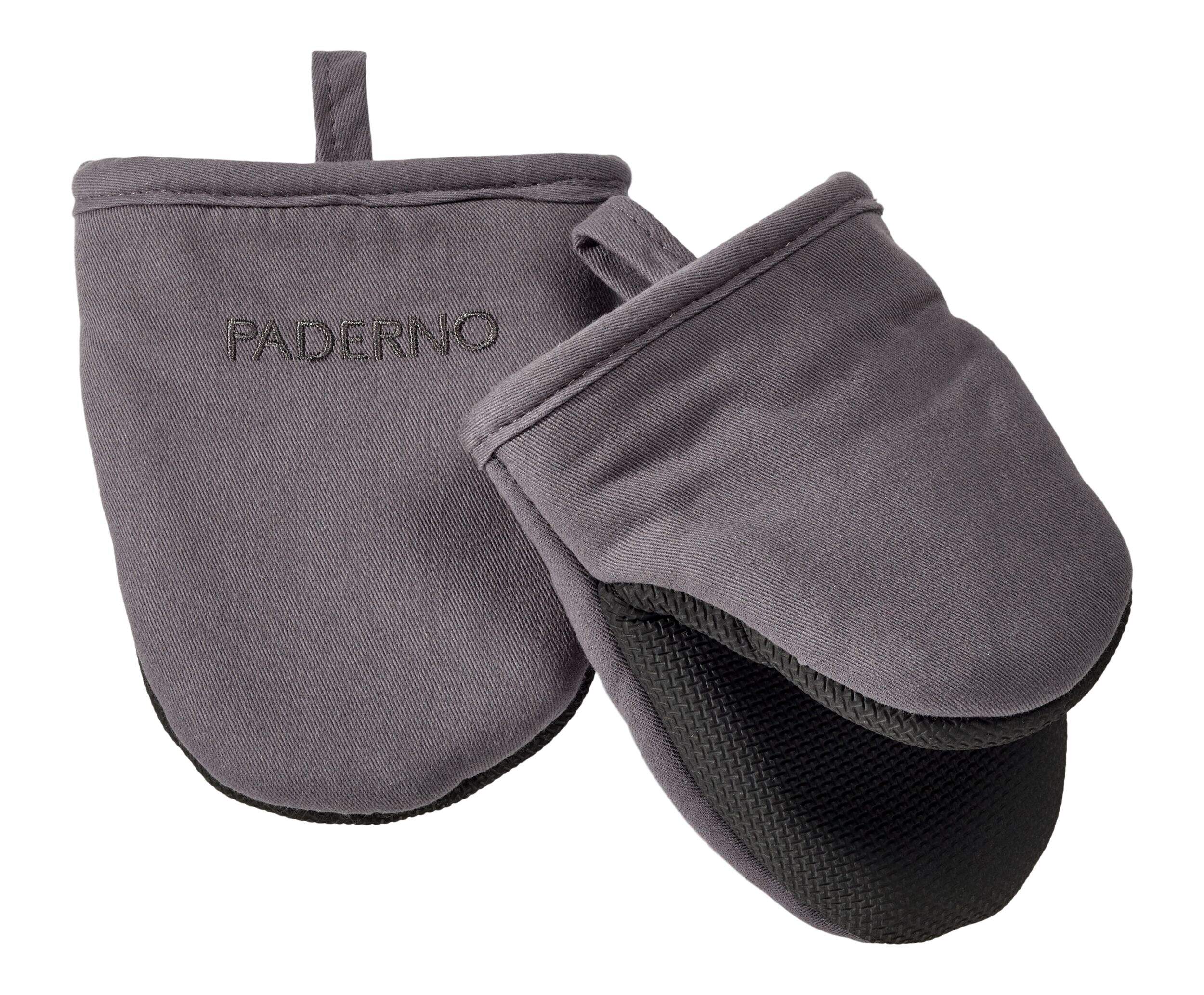 PADERNO Neoprene Palm Mini Mitts, Black, One-Size, 2-pk Composite_or_Mixed