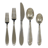 CANVAS Lampton Stainless Steel Flatware Set, 20-pc Front_Flat