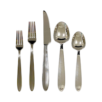 CANVAS Audley Stainless Steel Flatware Set, 60-pc