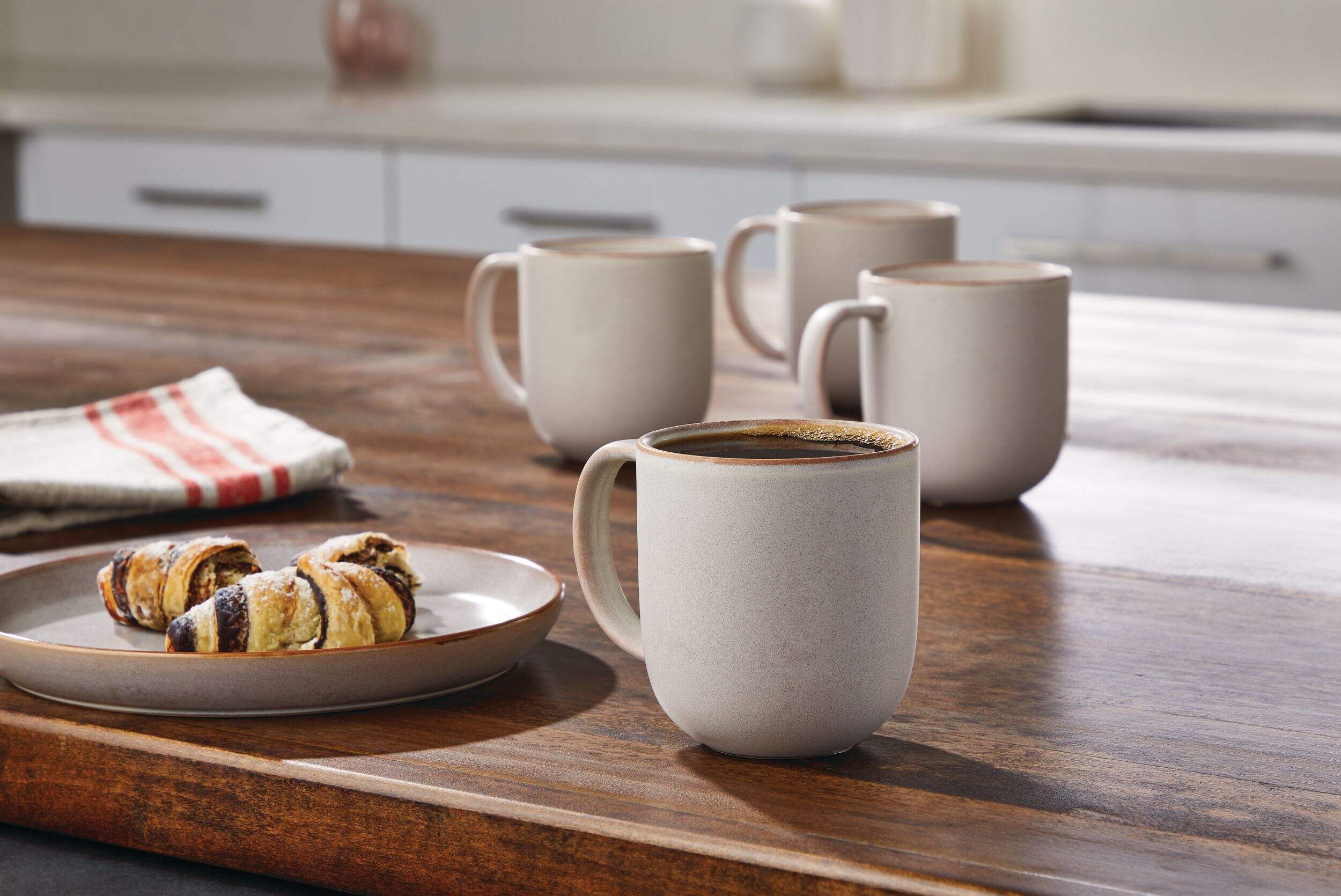 CANVAS Summerset Reactive Glaze Stoneware Mug Set, 13oz, 4pk