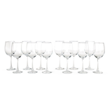 Ensemble de verres à vin à pied sans plomb CANVAS, 15,5 mL, paq. 12 Front_Flat