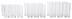 CANVAS Variety Lead-Free Tall Glass Tumbler Set, 18-pc Front_Flat