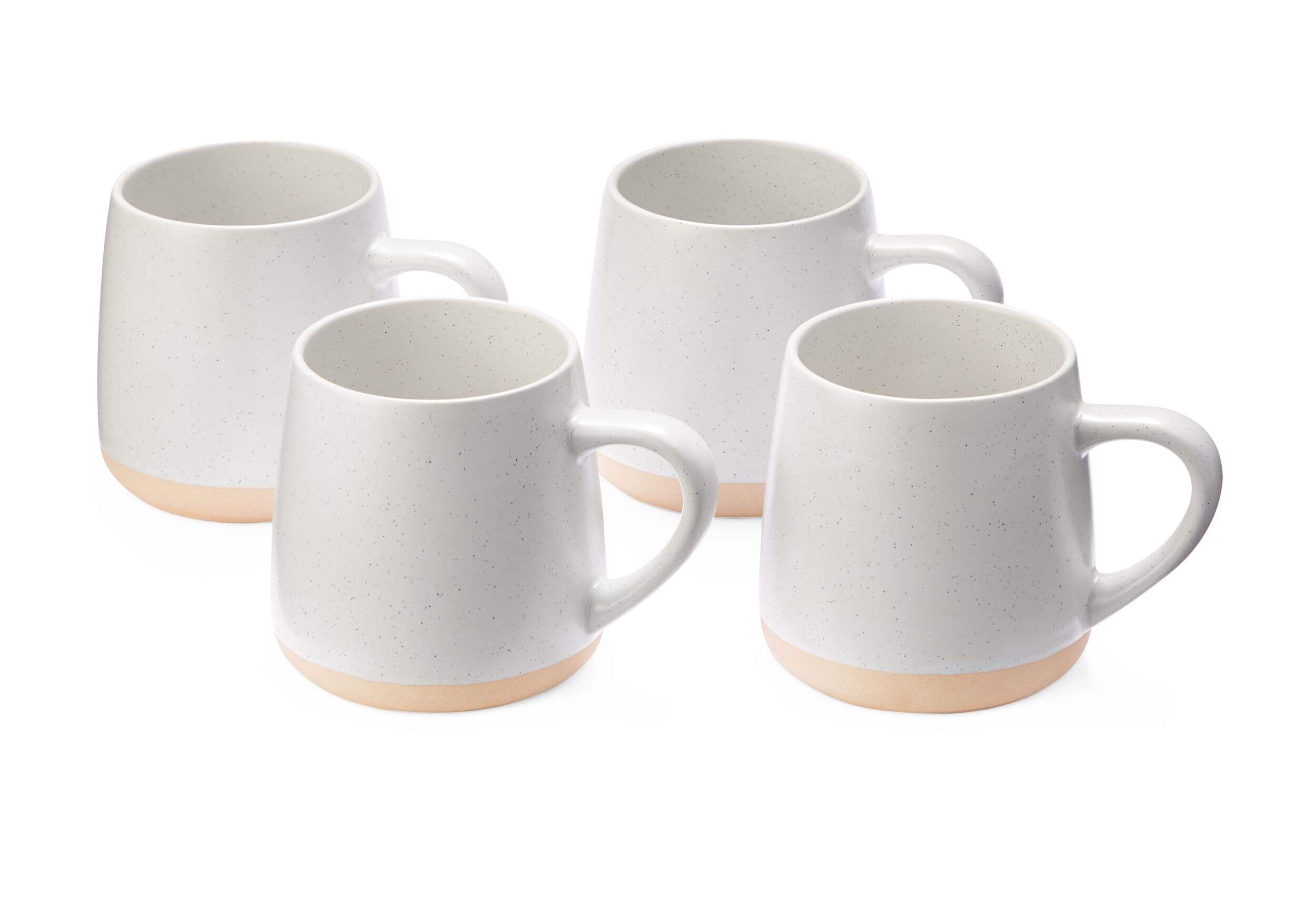 CANVAS Belford Two-Tone Stoneware Mug Set, 12-oz, 4-pk Front_Flat