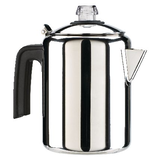 Lagostina 8-Cup Stainless Steel Stovetop Coffee Percolator Side_Right