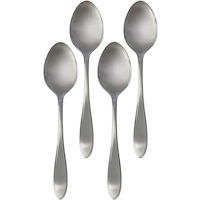 MASTER Chef 4pc Stainless Steel Tea Spoon Set Overhead_Flat